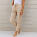Greta | Pantalón de lino elástico para mujer (1 comprado, 1 de REGALO)