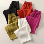 Gabriella | Pantalon fluide en coton et lin
