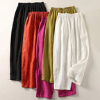Gabriella | Pantalon fluide en coton et lin