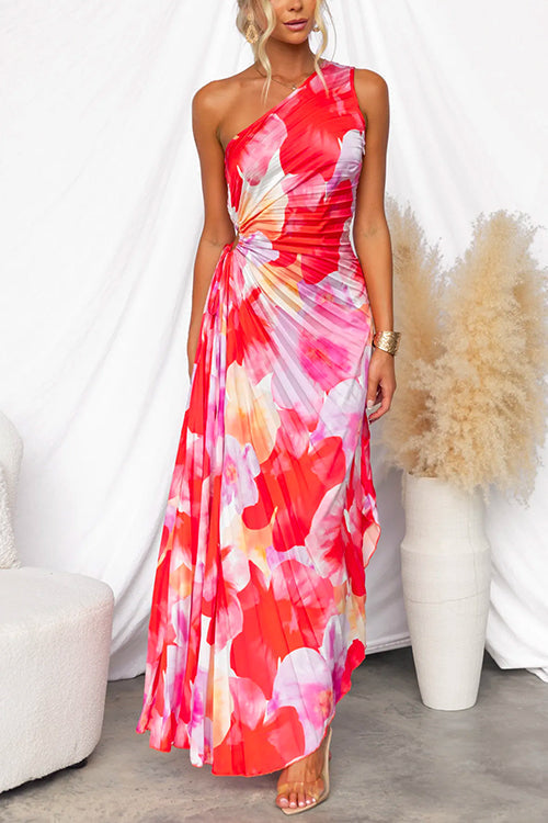 Yanira | Abito Plissettato Monospalla