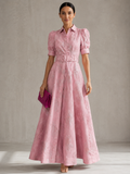 Aria | Robe Courte à Manches Bouffantes