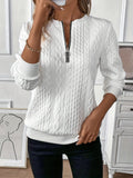 Silvia | Elegante Maglione in Maglia con Zip