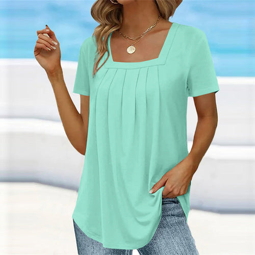 Alba | Blusa fluida con escote cuadrado