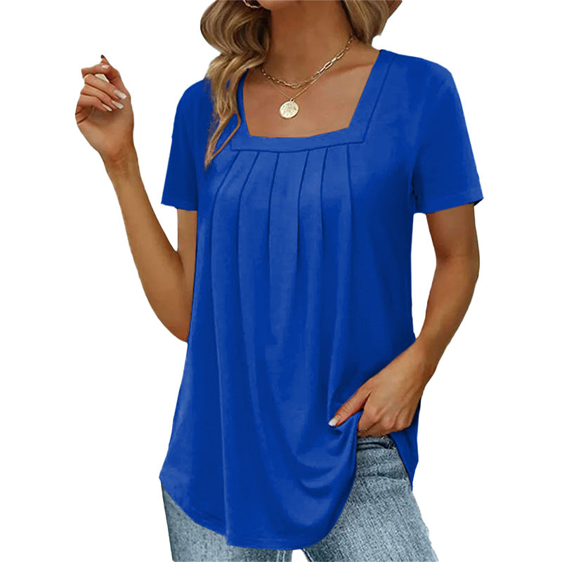 Alba | Blusa fluida con escote cuadrado