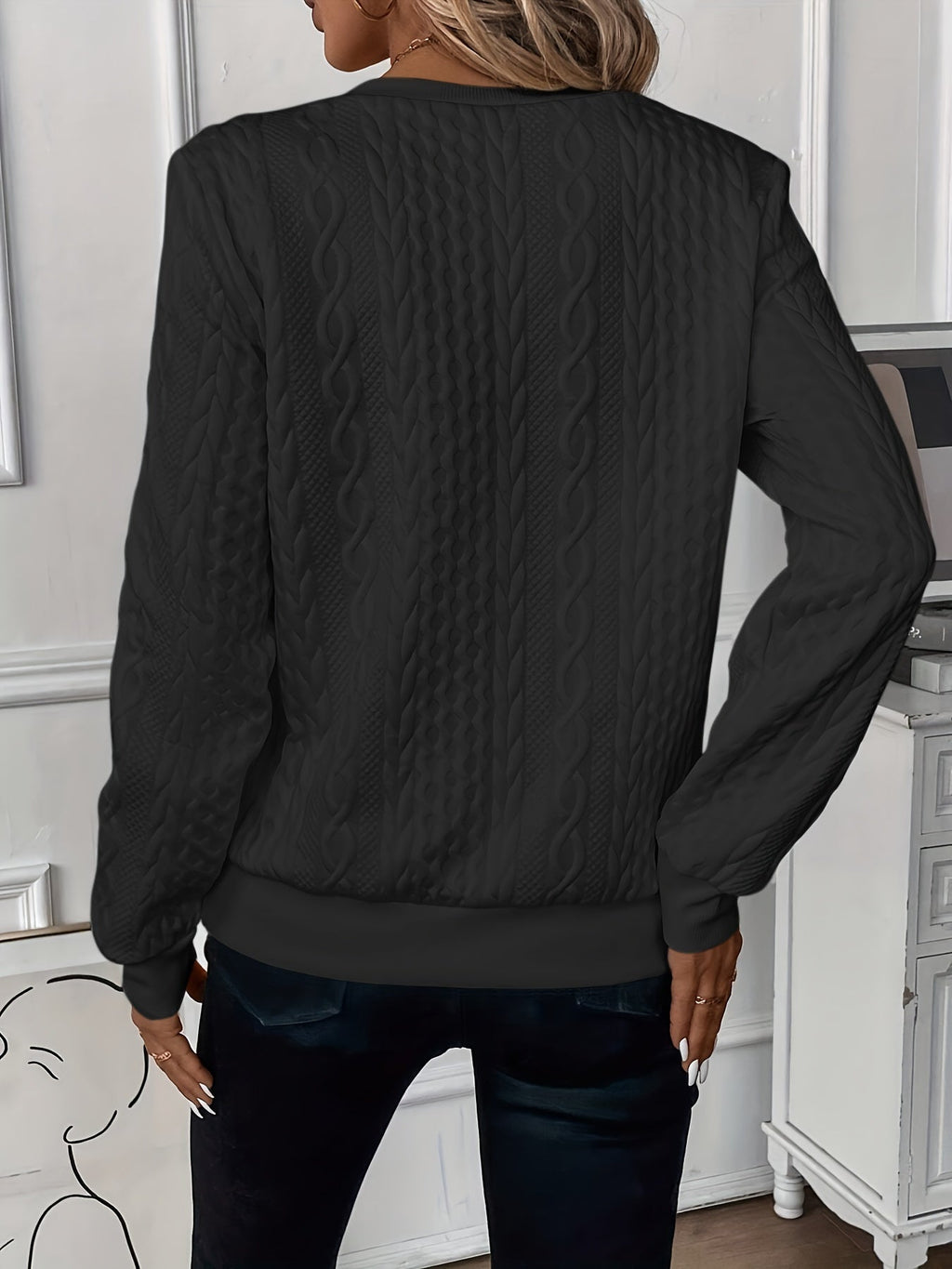 Silvia | Elegante Maglione in Maglia con Zip