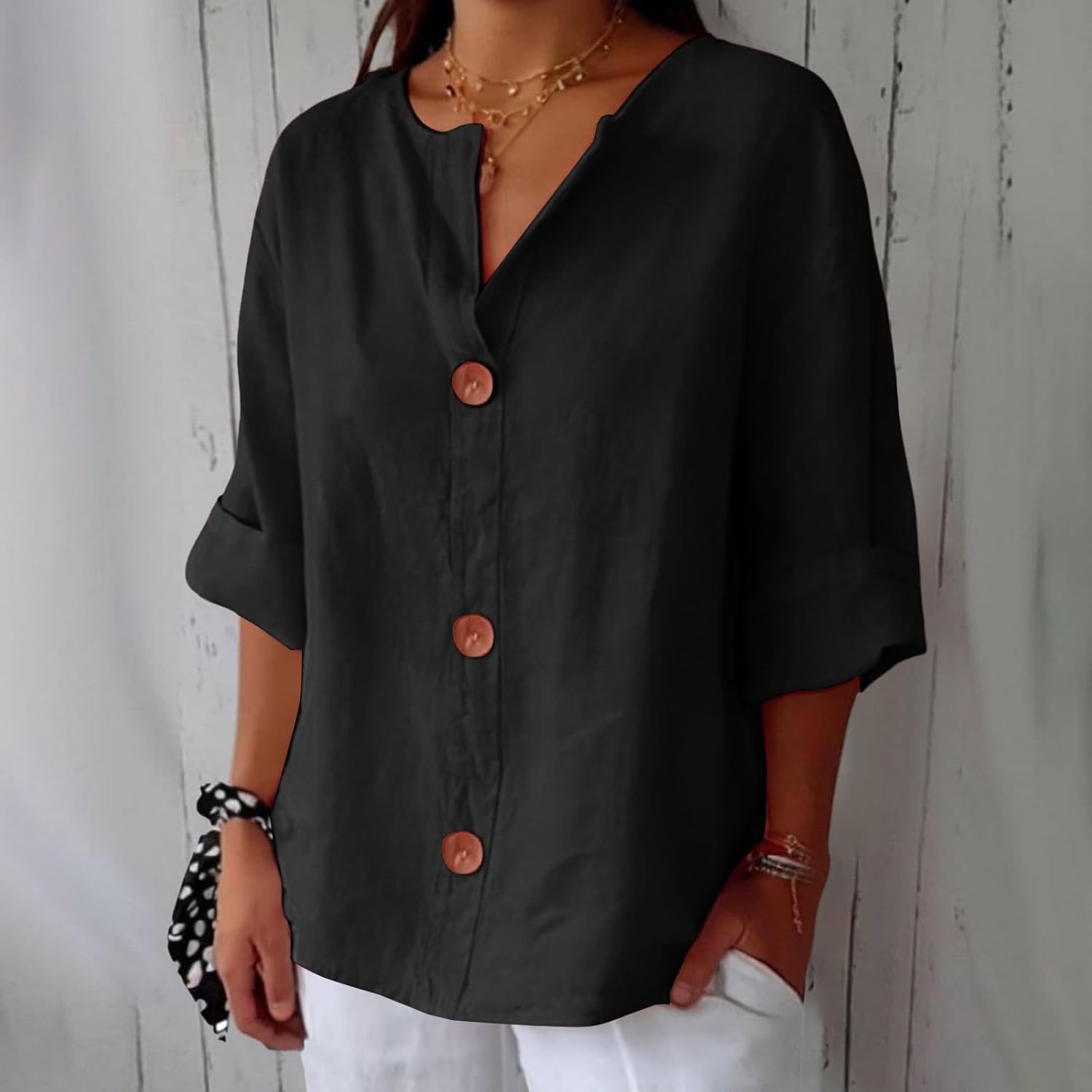 Noa | Blusa de lino informal
