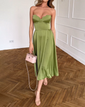Liora | Abito Midi Elegante a Fascia