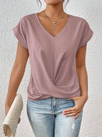 Chiara | Blouse décontractée à col en cœur