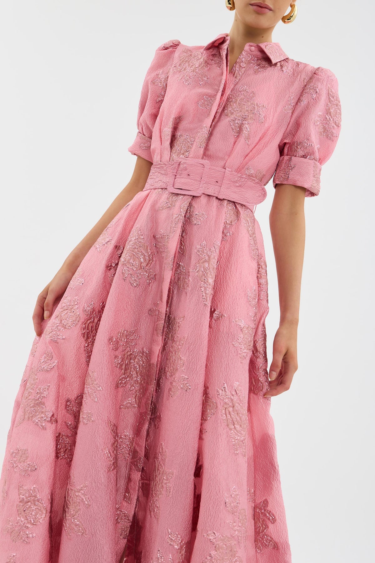 Aria | Robe Courte à Manches Bouffantes