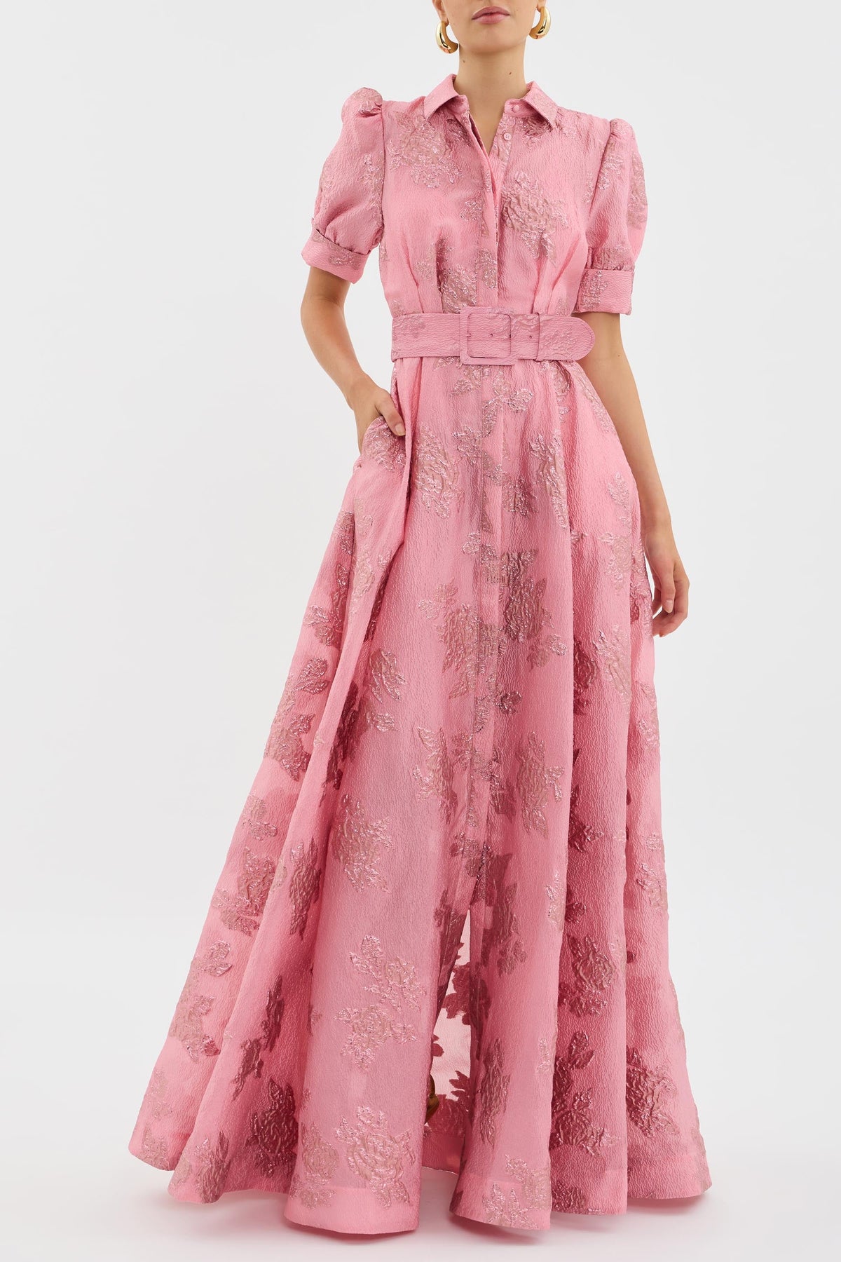 Aria | Robe Courte à Manches Bouffantes