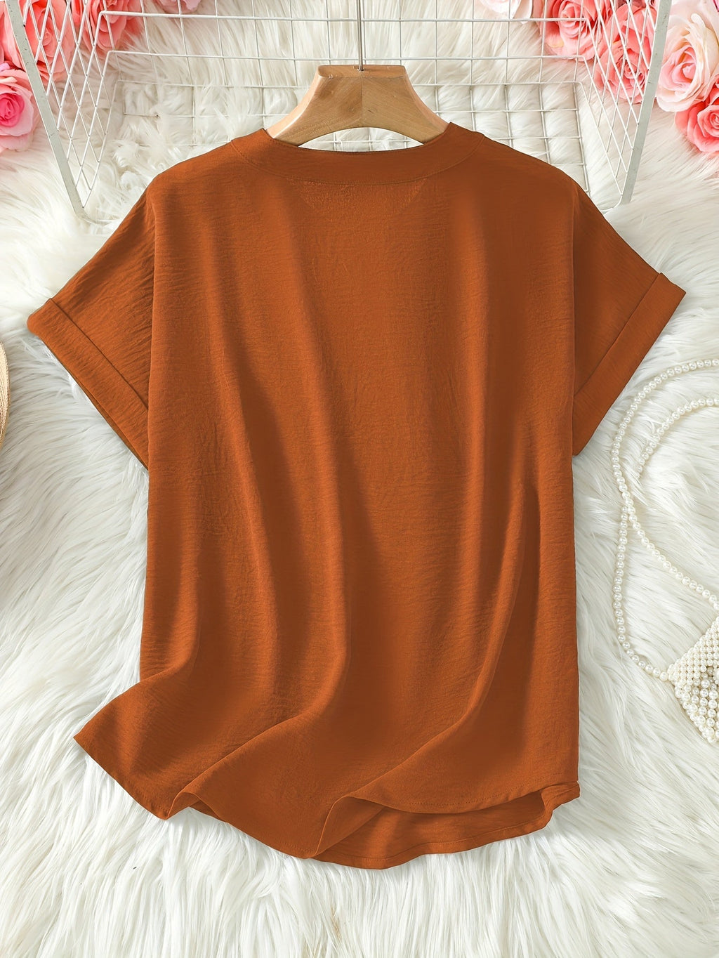 Oliva | Blusa dalla vestibilità morbida con scollo a V (2 acquistati, 1 in OMAGGIO)