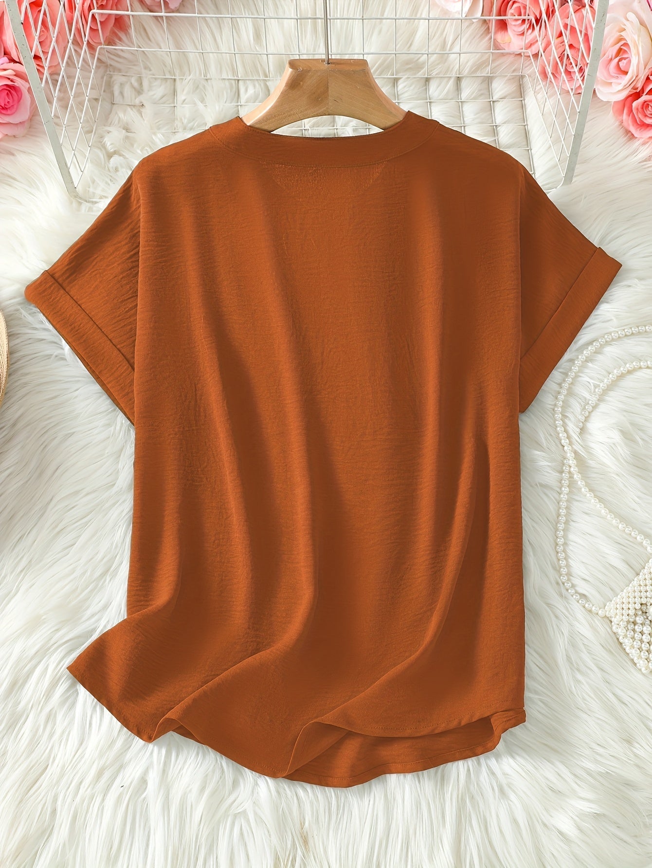 Oliva | Blusa dalla vestibilità morbida con scollo a V (2 acquistati, 1 in OMAGGIO)