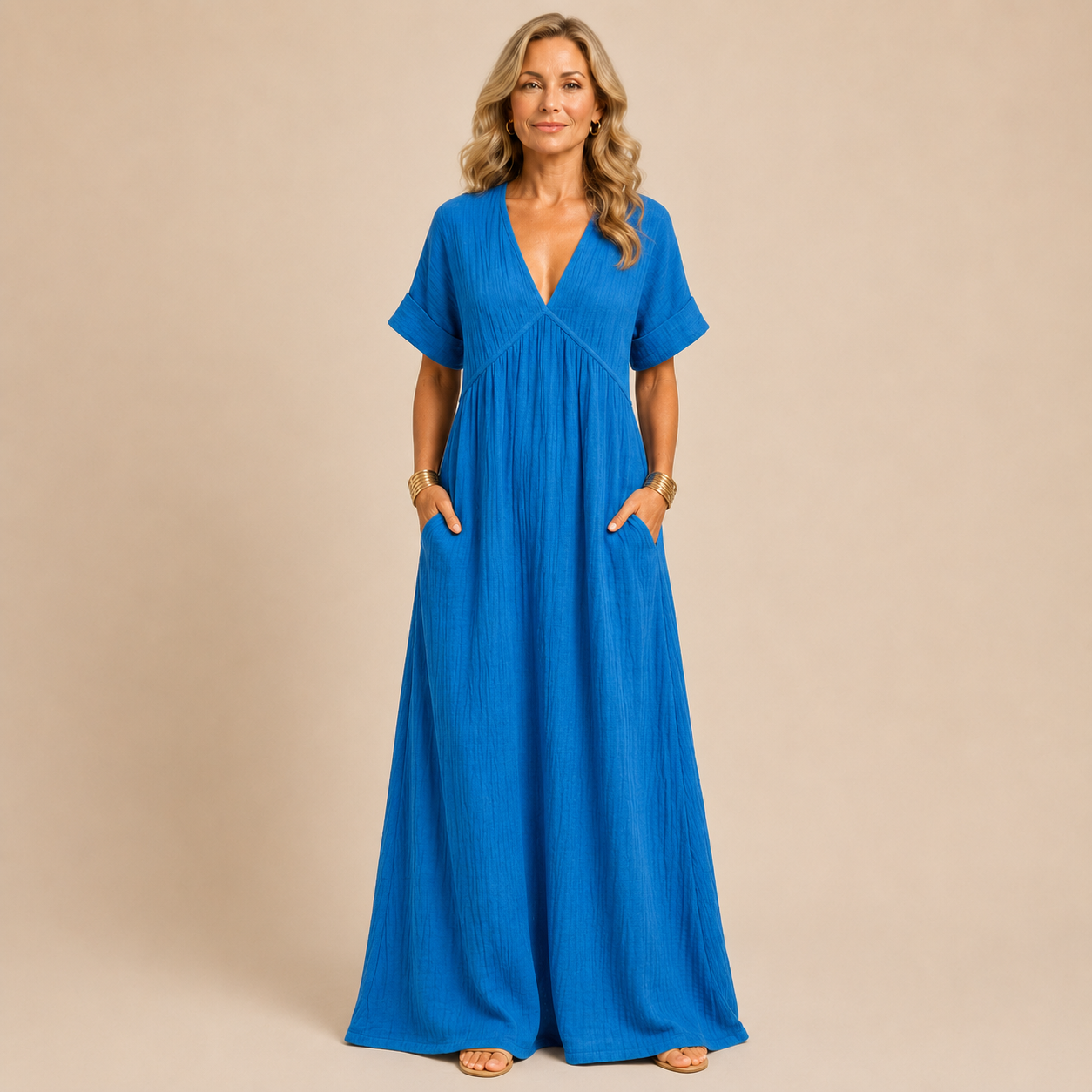 Olivia | Robe longue simple