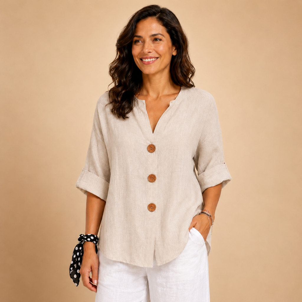 Noa | Blouse en lin décontractée
