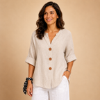 Noa | Blouse en lin décontractée