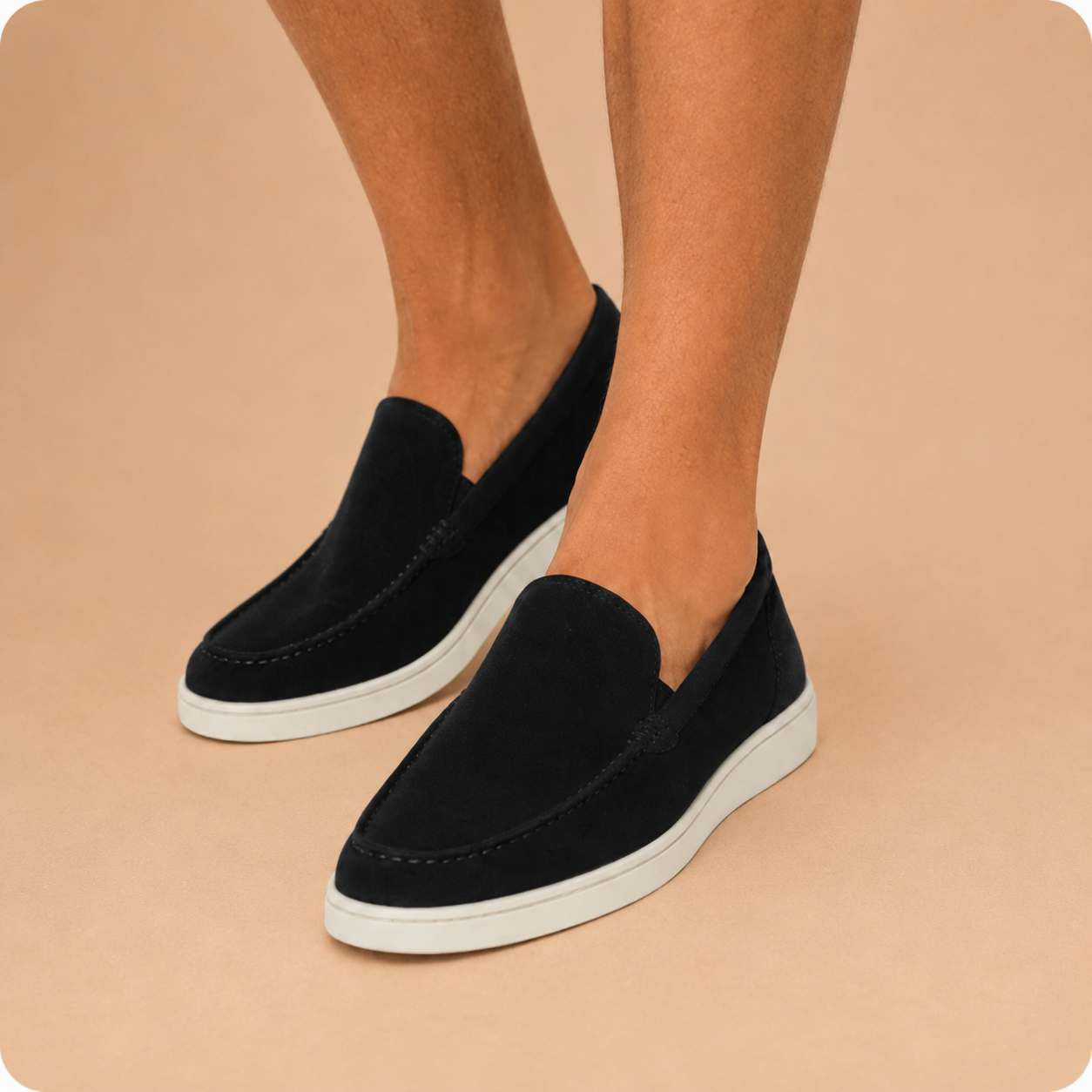 Mocassins élégants en daim