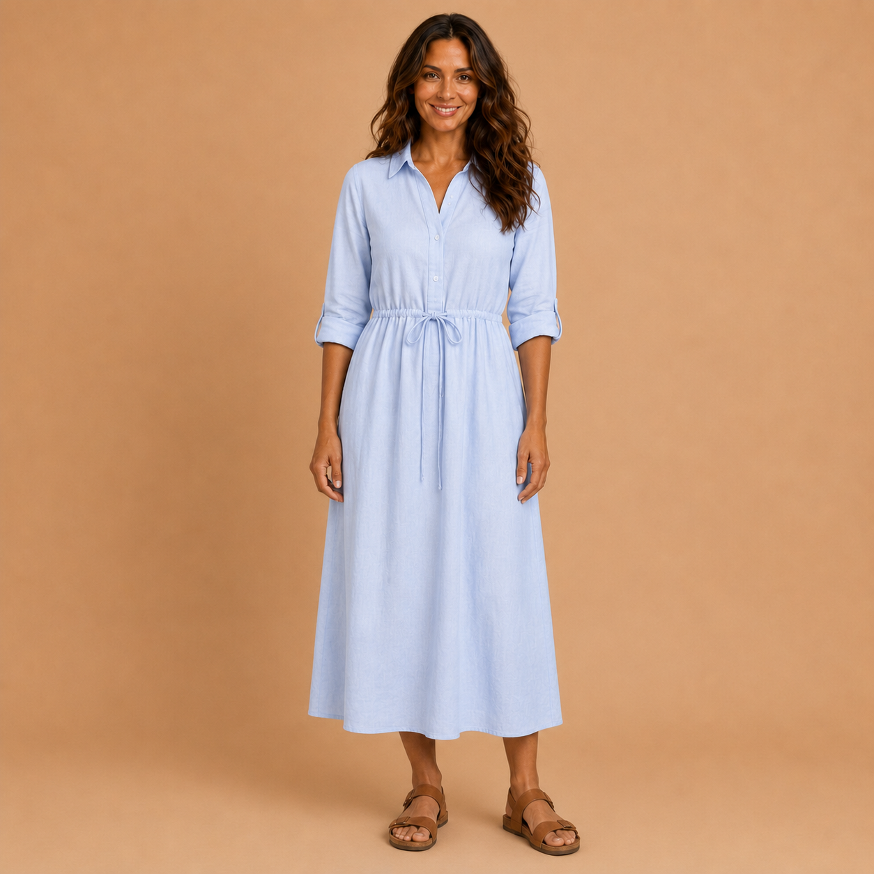 Luz - Robe mi-longue élégante