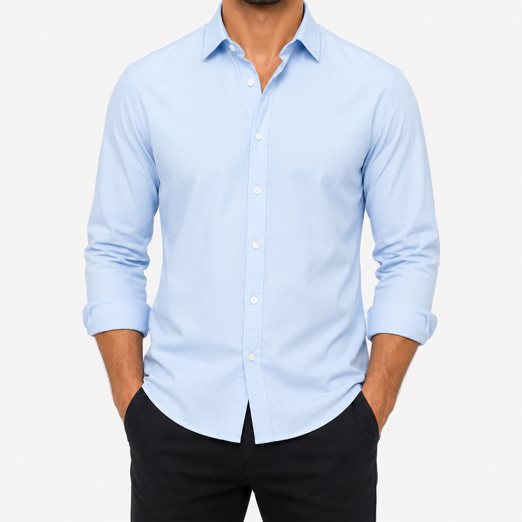 Mitchel™ | Camisa elástica sin arrugas para hombre