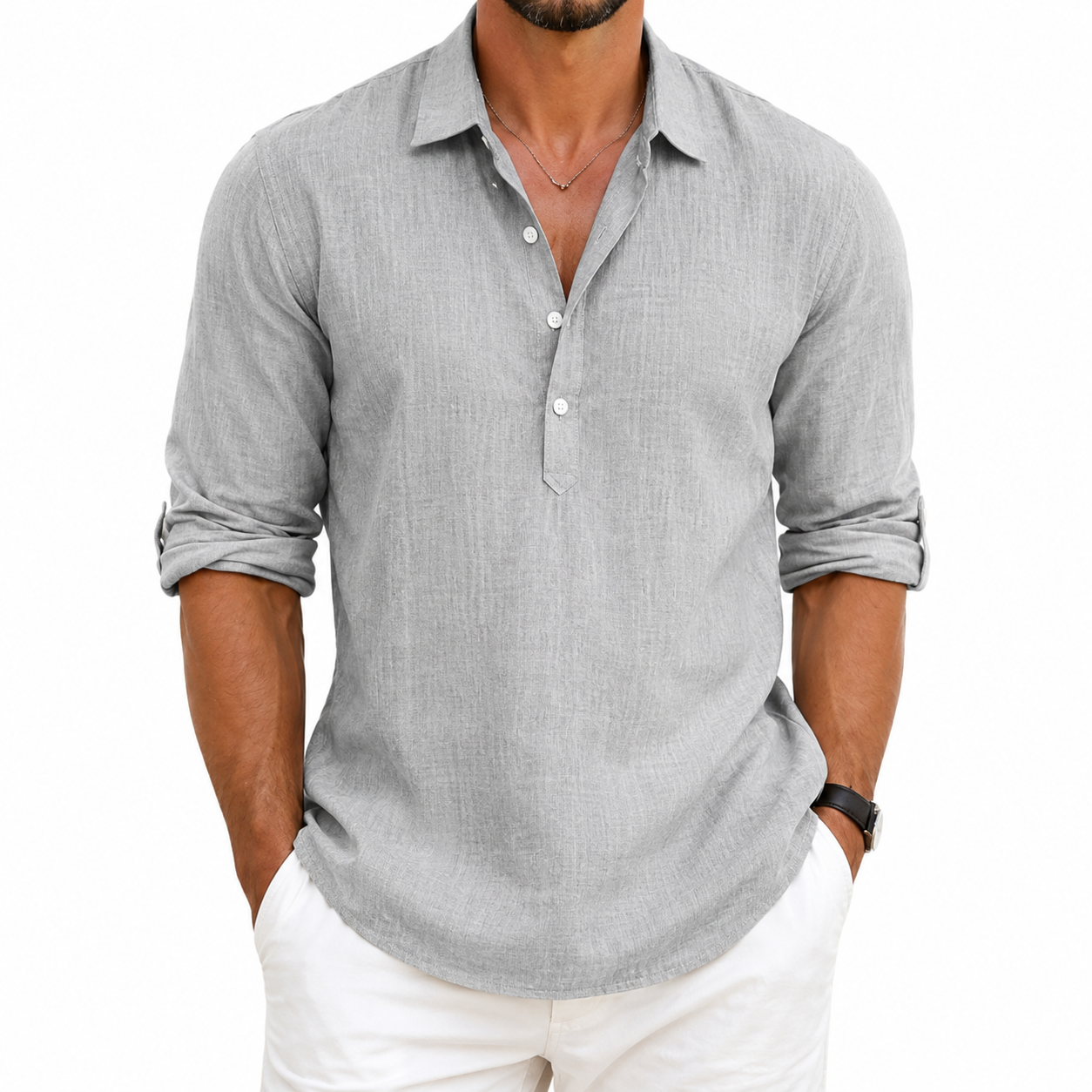 Camisa de lino Premium