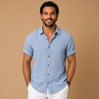 LOREN | Chemise en lin à manches courtes