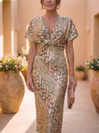 Antonella | Robe élégante en tissu léger et fluide