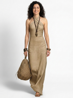 Aurelia | Langes Neckholder-Kleid