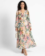 Celine | Abito Femminile con Motivo Floreale