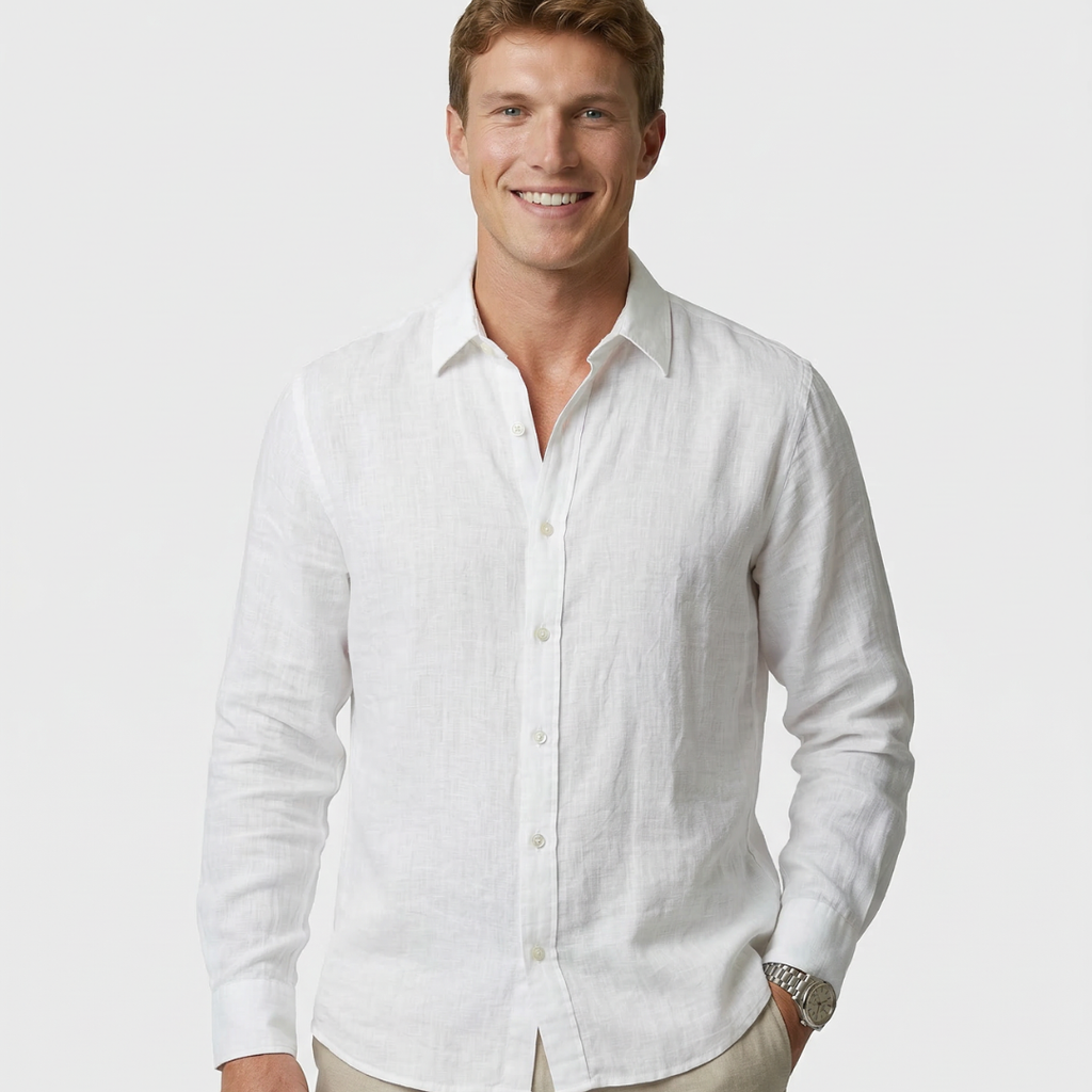 Camicia casual di lino