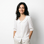 Alexia | Blusa elegante in cotone leggero con scollo rotondo