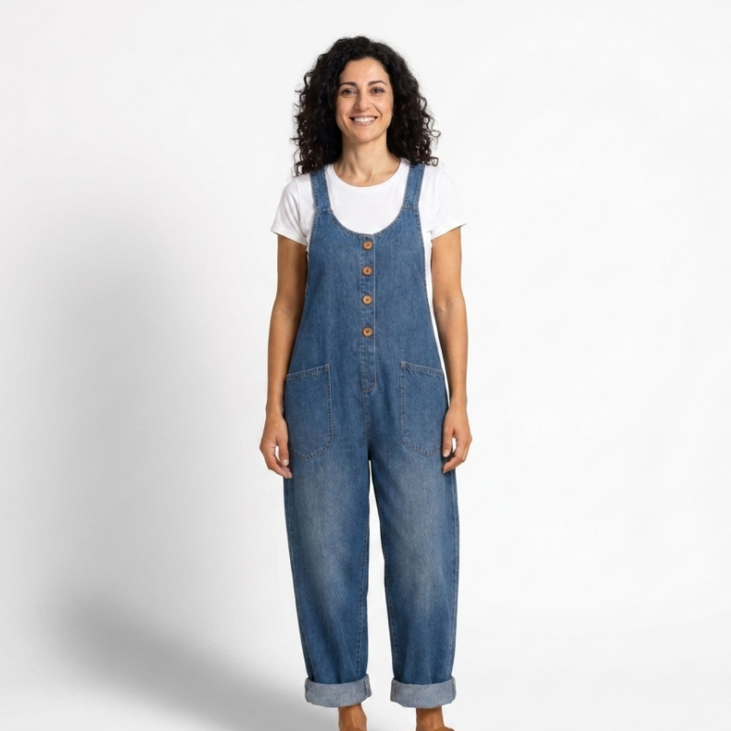 Elena – Tuta in denim casual