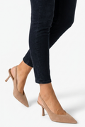 Marlene | Scarpe con tacco basso color beige