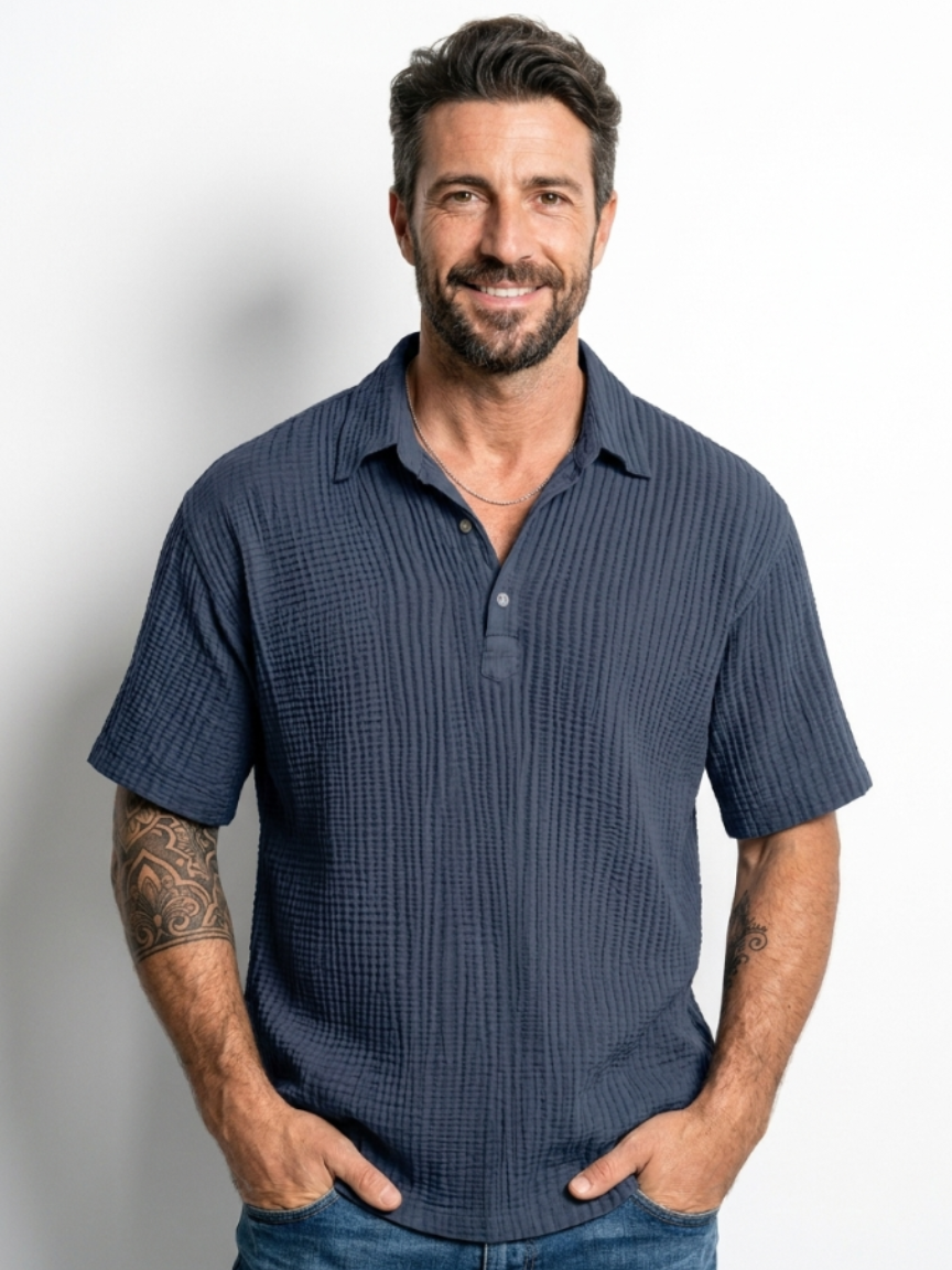 Adriano | Chemise d'été rétro pour homme (Achetez-en 1, recevez-en 1 GRATUIT)