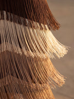 Francesca – Robe élégante à franges de couleur sauge