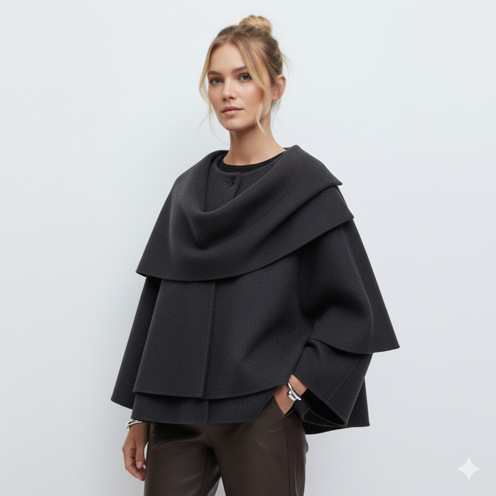 Jacke mit Schalkragen