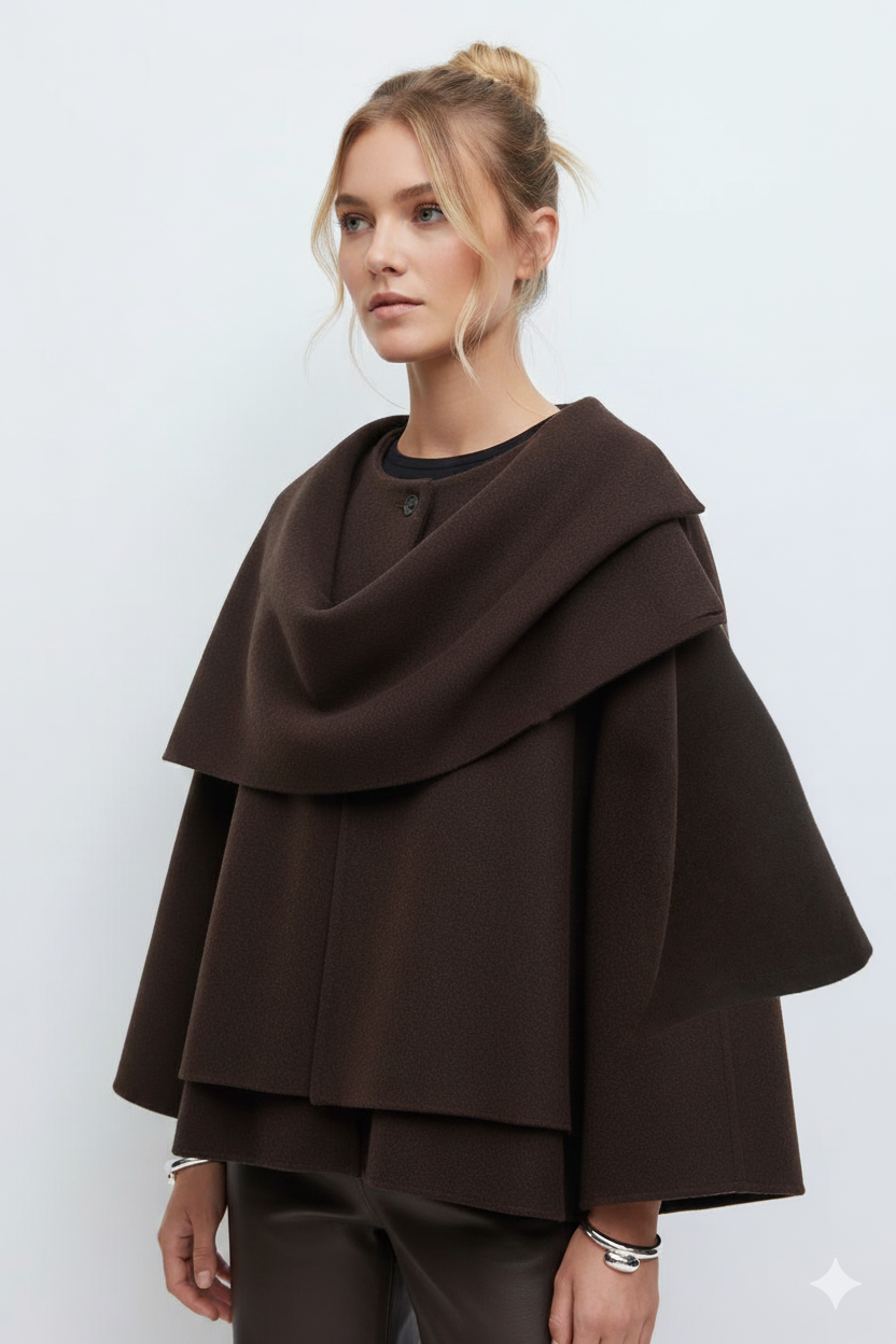 Jacke mit Schalkragen