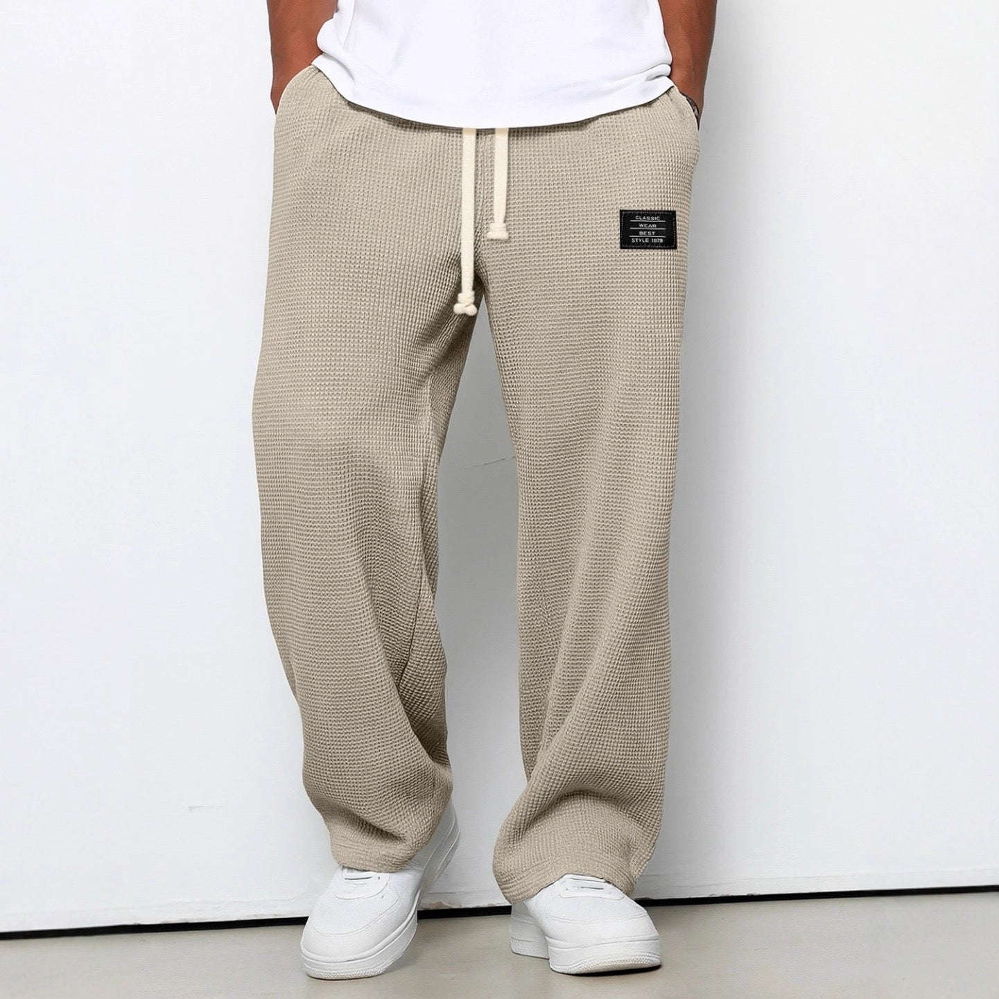 Gerardo | Pantalones de pierna ancha con cintura ajustable