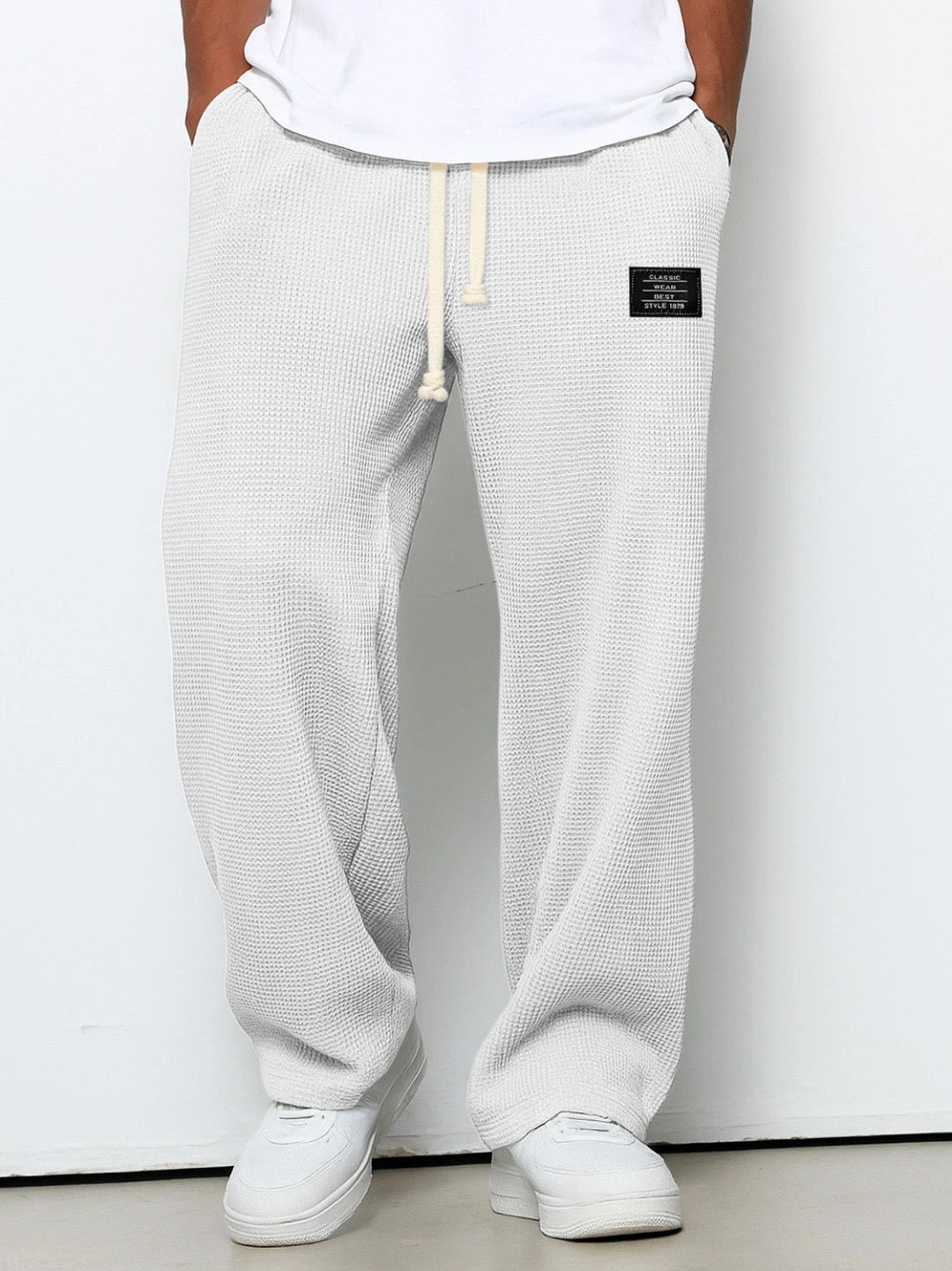 Gerardo | Pantalones de pierna ancha con cintura ajustable