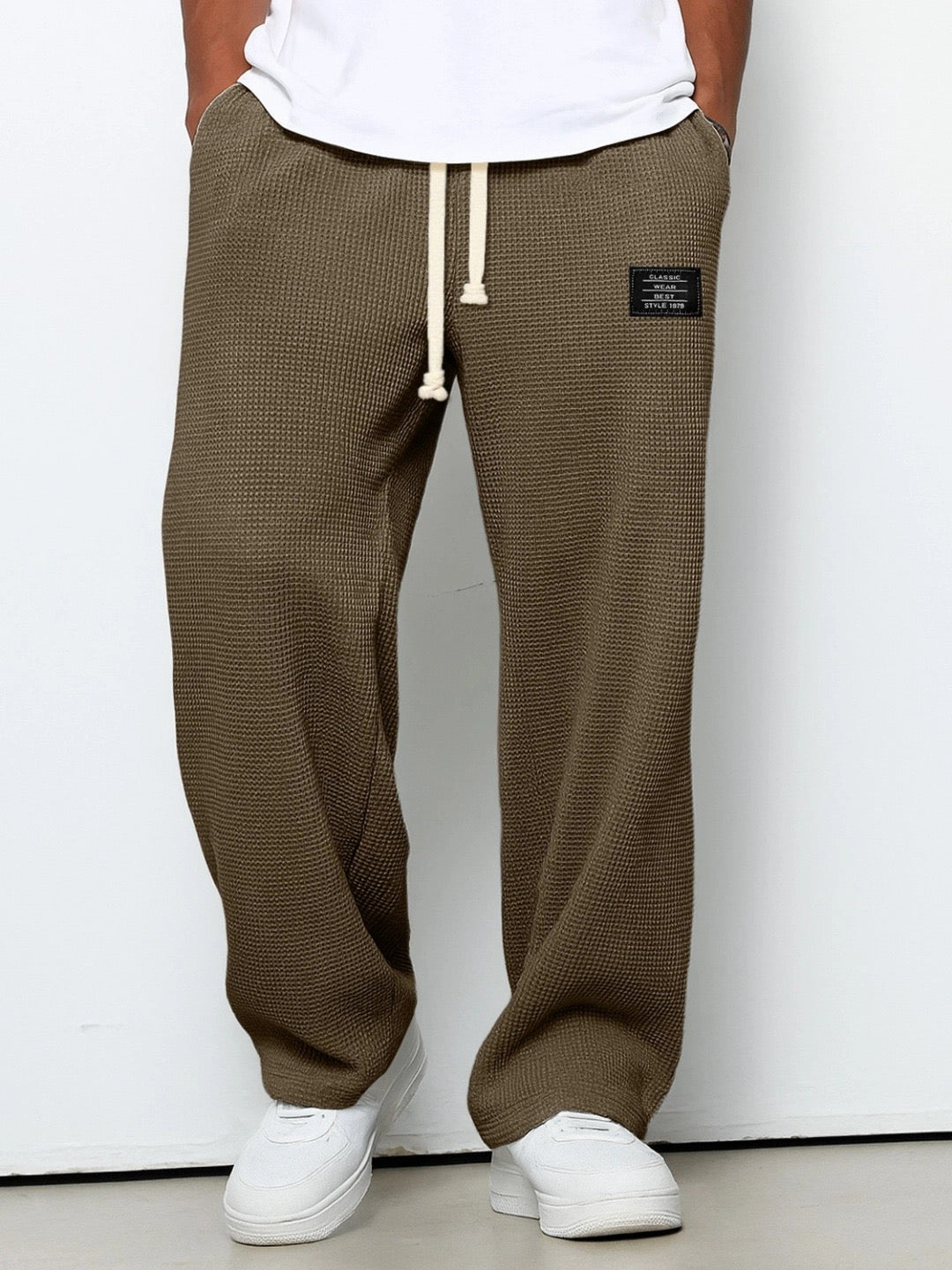 Gerardo | Pantalones de pierna ancha con cintura ajustable
