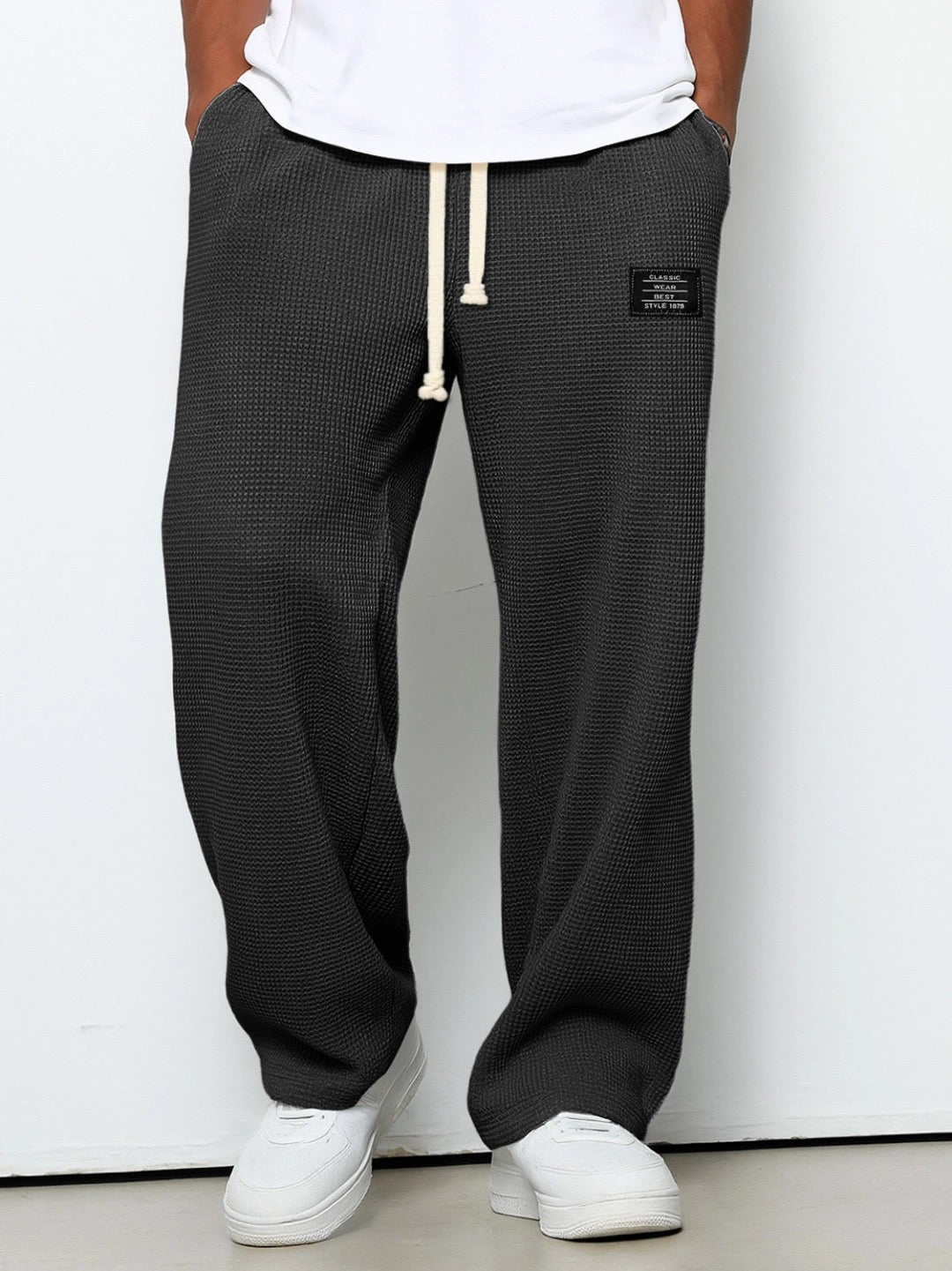 Gerardo | Pantalones de pierna ancha con cintura ajustable