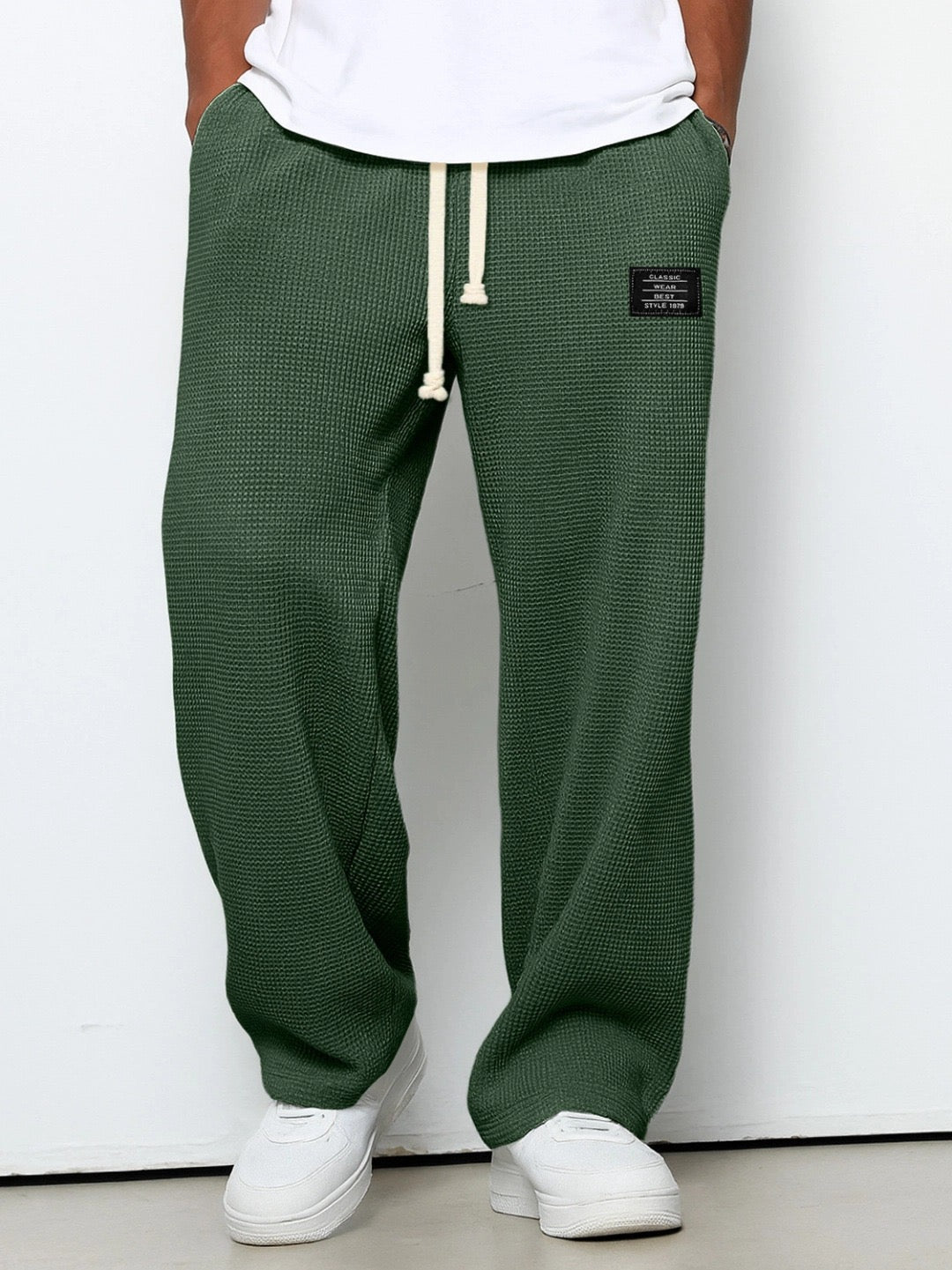 Gerardo | Pantalones de pierna ancha con cintura ajustable