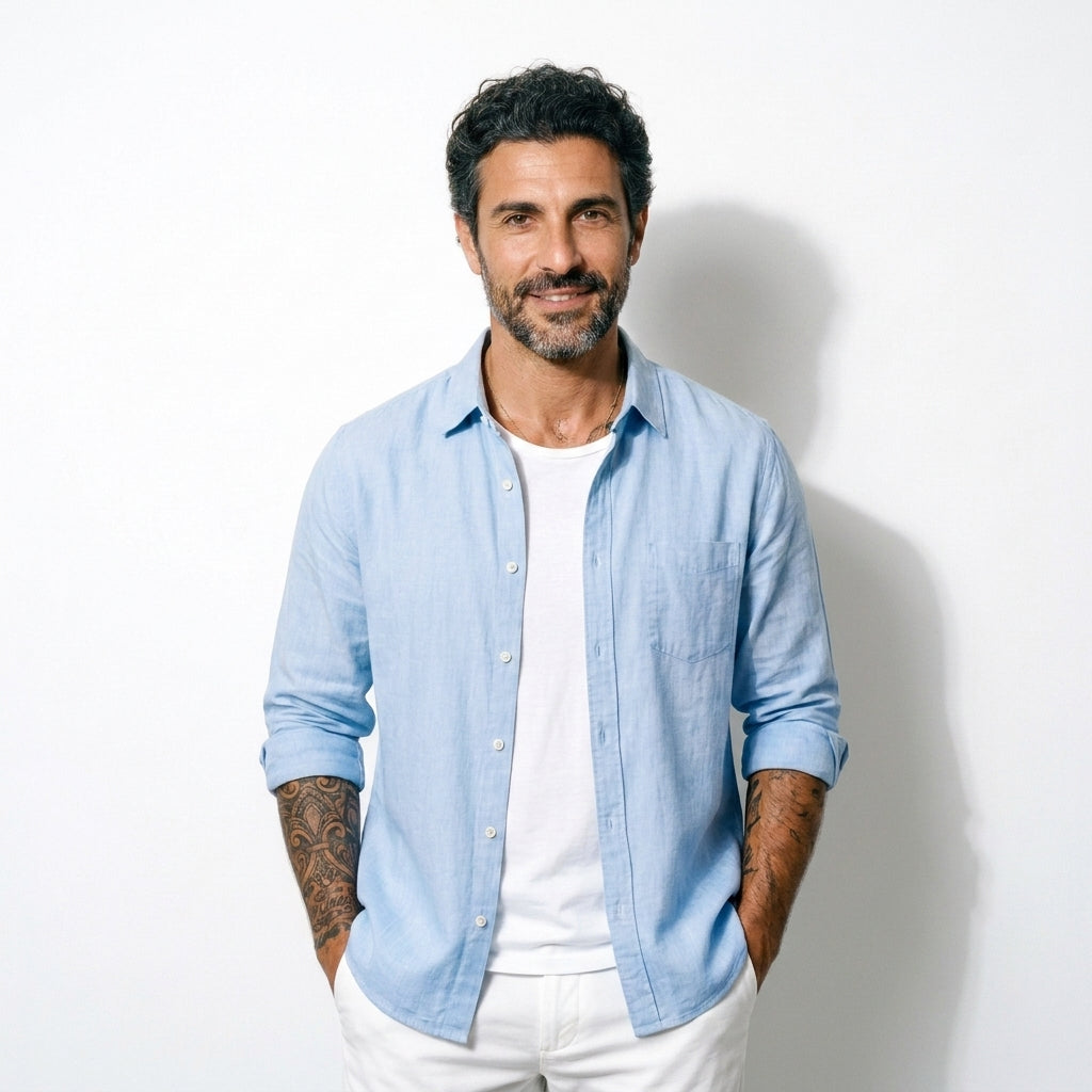 Camicia di lino Doha