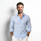 Mitchel | Camicia elasticizzata antipiega da uomo