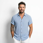 LOREN | Camicia di lino a maniche corte
