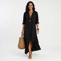 SOL | Vestido largo de corte sencillo y favorecedor. Ropa versátil para el día a día