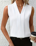 Adriana | Top informal holgado con cuello en V