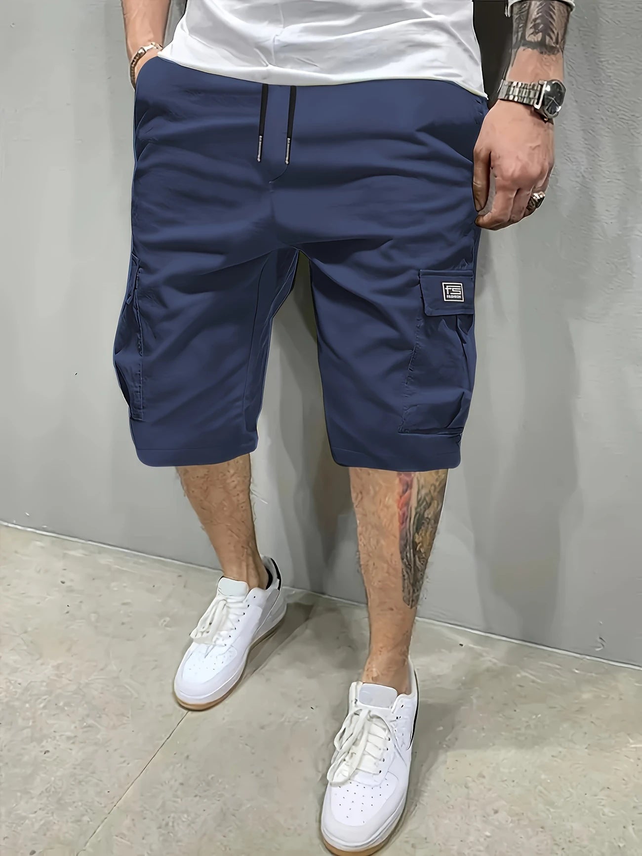 Carlos | Pantalones cortos cargo para hombre