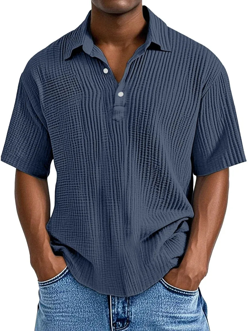 Adriano | Camicia estiva retrò da uomo (1 acquistato, 1 in OMAGGIO)