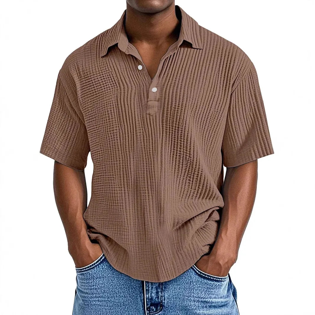 Adriano | Camicia estiva retrò da uomo (1 acquistato, 1 in OMAGGIO)