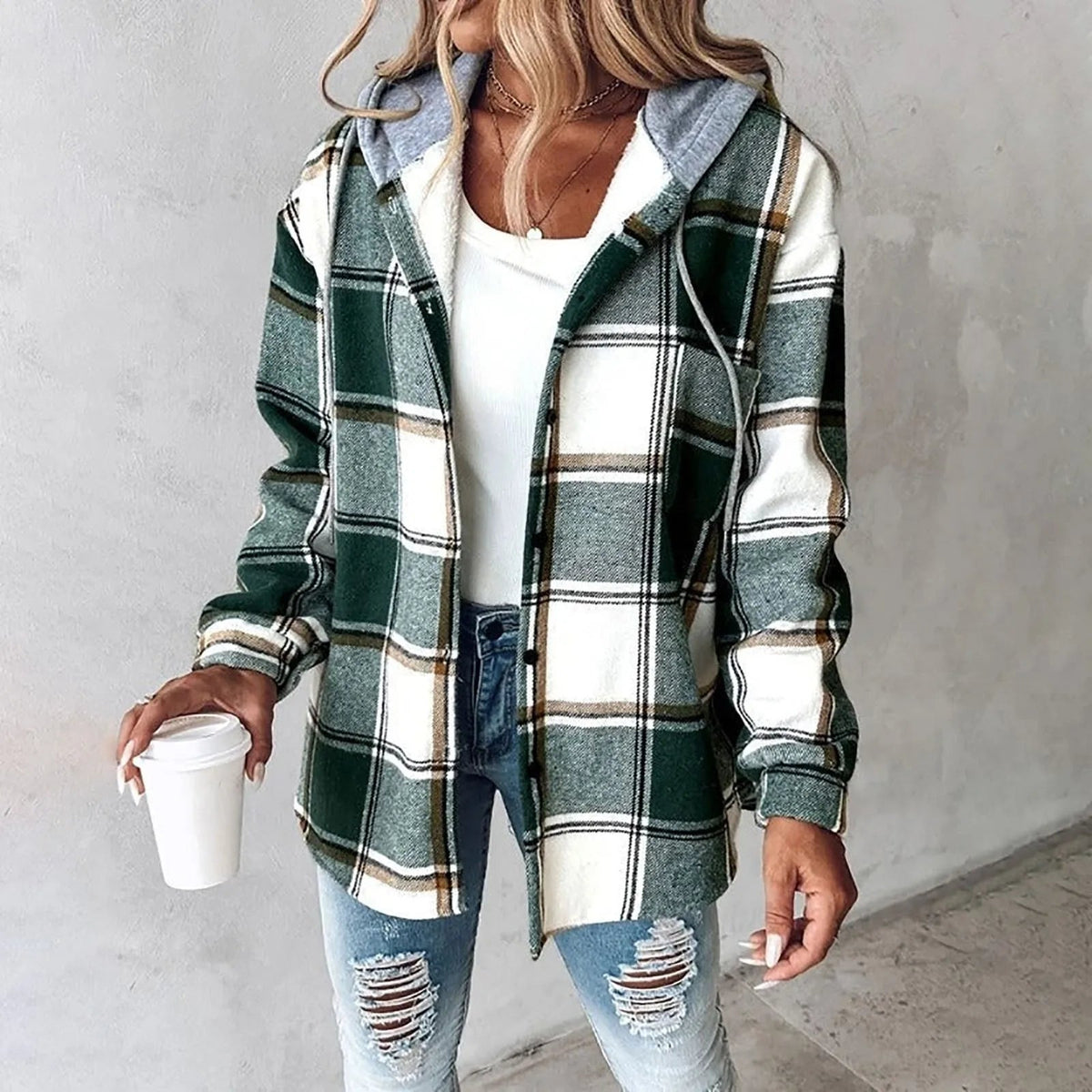 Giacca a Camicia a Quadri