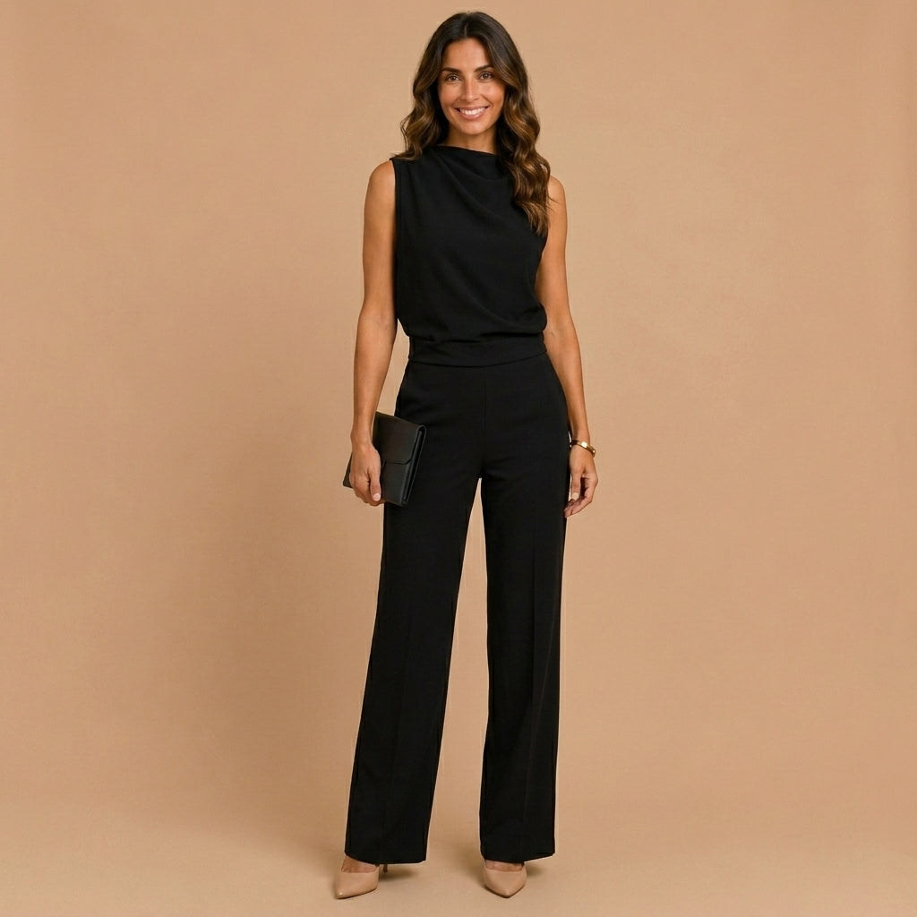 Allegra | Combinaison sans manches à jambes larges